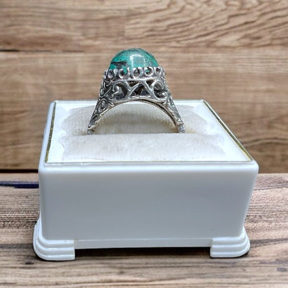 🌺Vintage Sterling & Eliat Ring - Picture 2 of 11